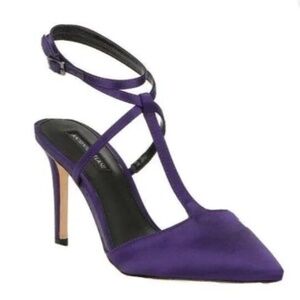 Antonio Melani Purple Satin Heels